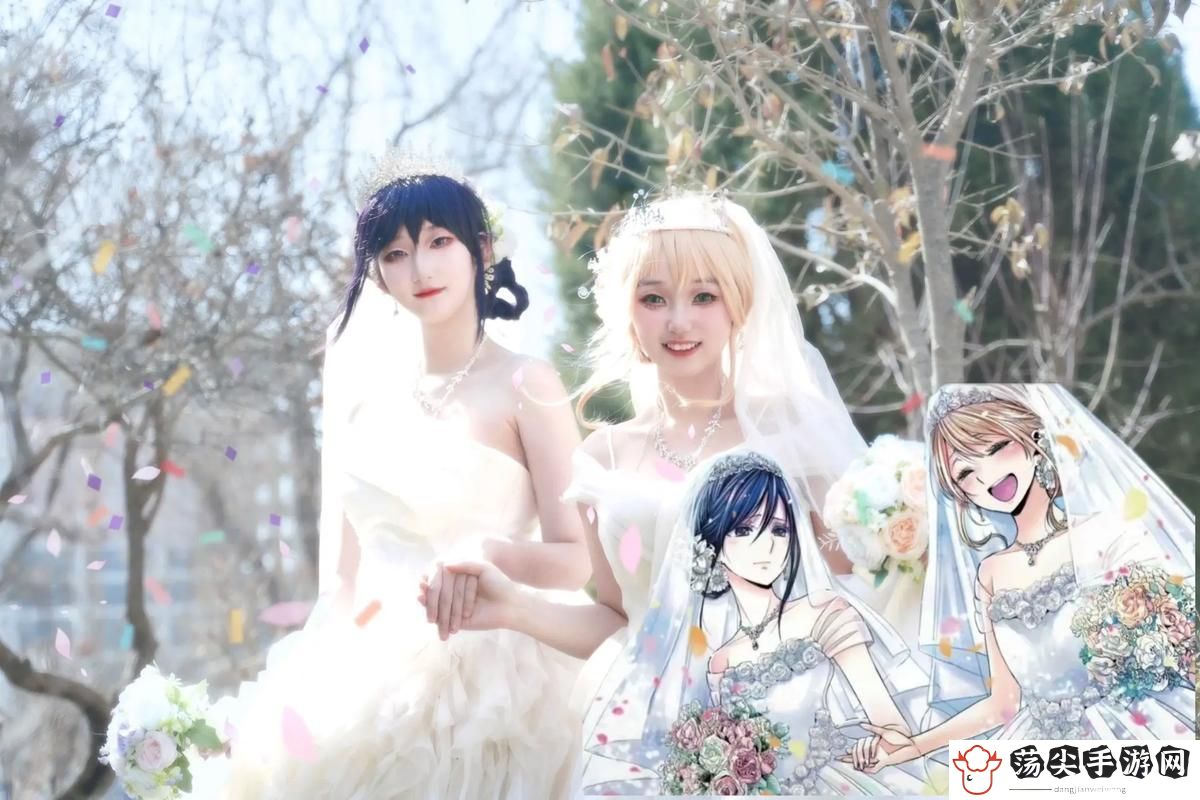 柚子猫糖心logo婚纱新娘