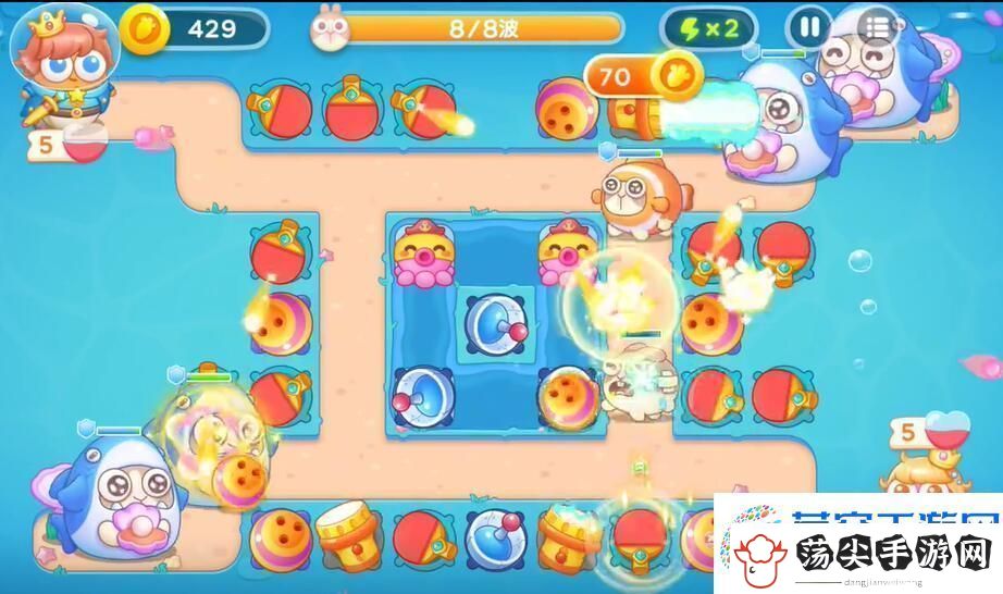 保卫萝卜4海的闺女56关攻略