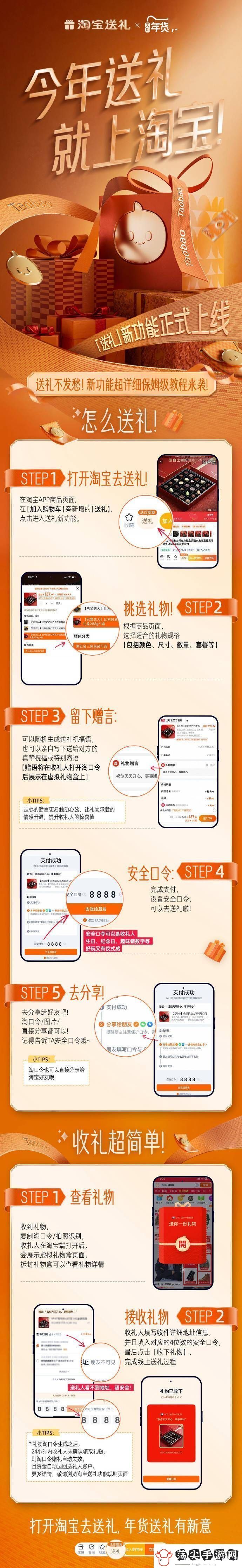 淘宝“送礼”功能正式上线保姆级教程带你玩转新年送礼！
