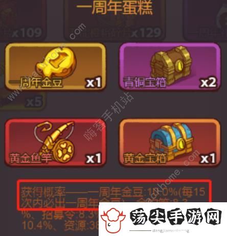 咸鱼之王一周年庆奖励有哪些