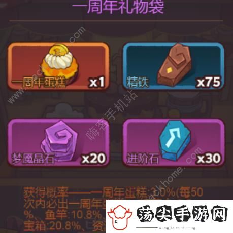 咸鱼之王一周年庆奖励有哪些