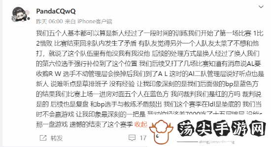 前LPL选手爆LDL黑暗内幕