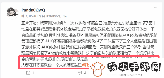 前LPL选手爆LDL黑暗内幕