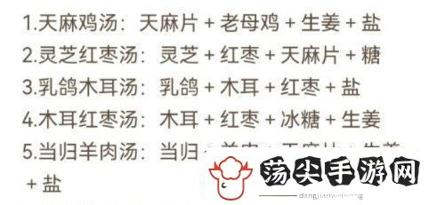 凌云诺药膳食谱有哪些