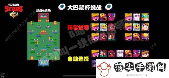 荒野乱斗大巴黎杯阵容一图流攻略