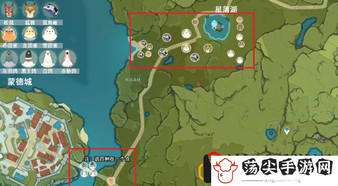 小动物分布位置 终极任务完成方法