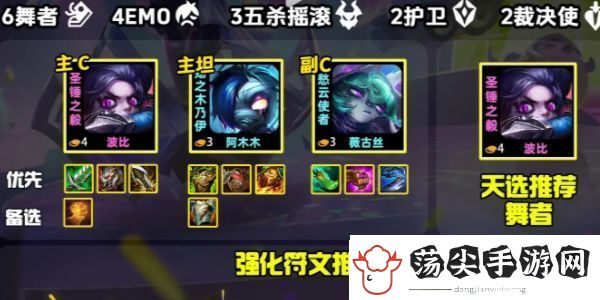 金铲铲之战s10舞者波比阵容运营思路