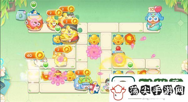 保卫萝卜4梁波波与祝秋秋第一关怎么过