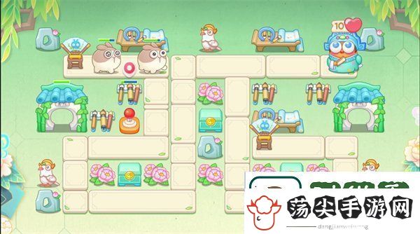 保卫萝卜4梁波波与祝秋秋第一关怎么过