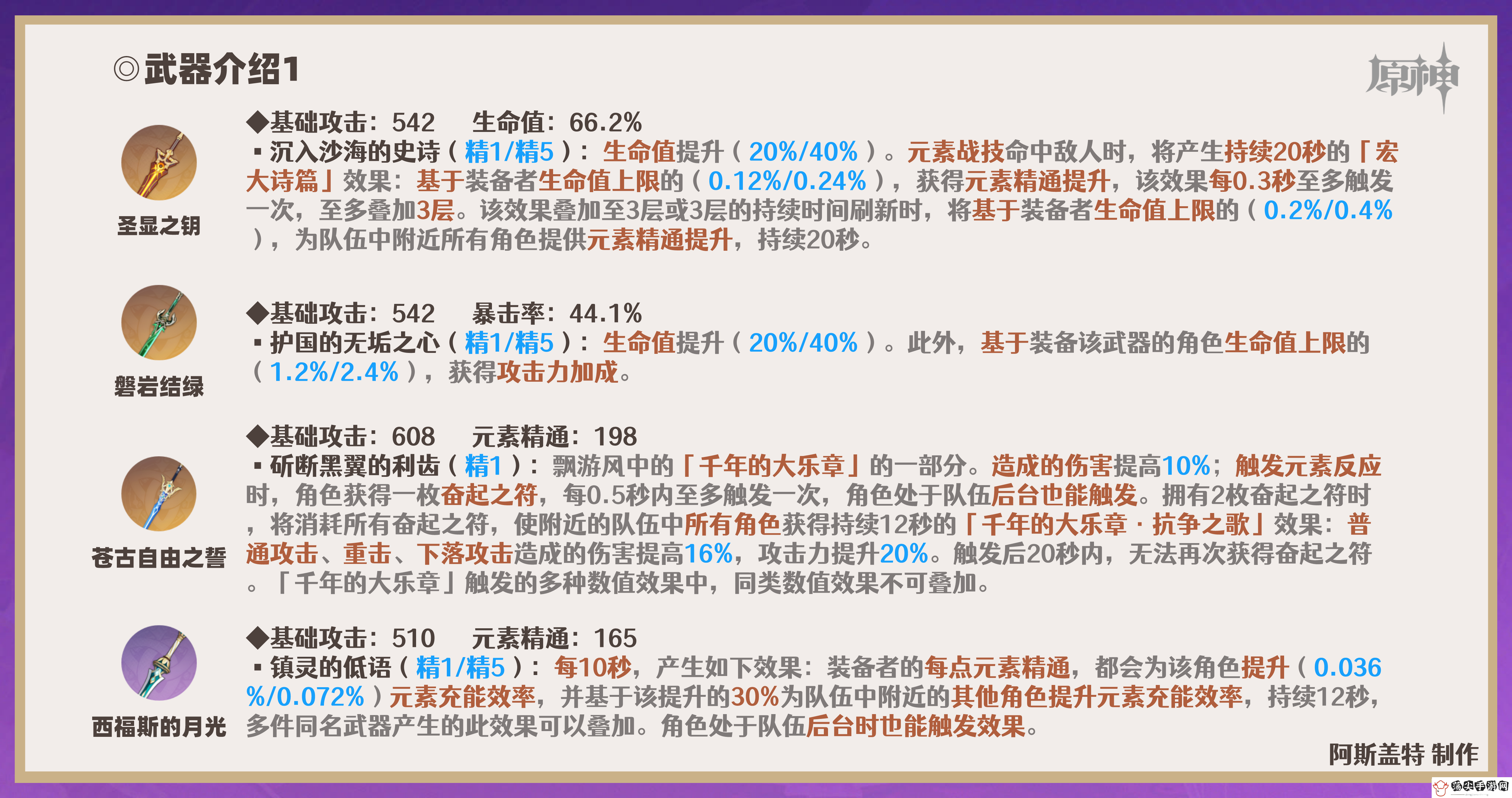 原神久岐忍带什么武器