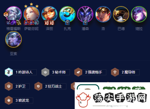 金铲铲之战碧波龙南枪阵容怎么搭配
